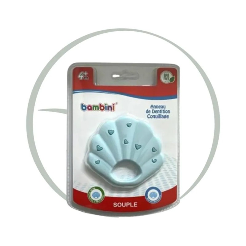BAMBINI ANNEAU DE DENTITION COQUILLAGE - 485