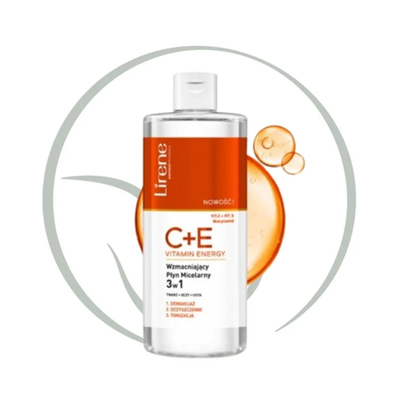 LIRENE C+E VITAMIN ENERGY EAU MICELLAIRE 3 EN 1 400ML
