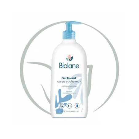 BIOLANE GEL LAVANT CORPS ET CHEVEUX 2EN1 350ML