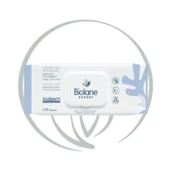 BIOLANE LINGETTES H2O AU LAIT DE TOILETTE SENSITIVE 72 PIECES