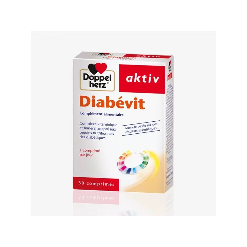DOPPELHERZ AKTIV DIABEVIT 30 COMPRIMES