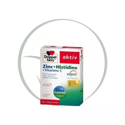 DOPPELHERZ AKTIV ZINC+HISTIDINE 30 COMPRIMES