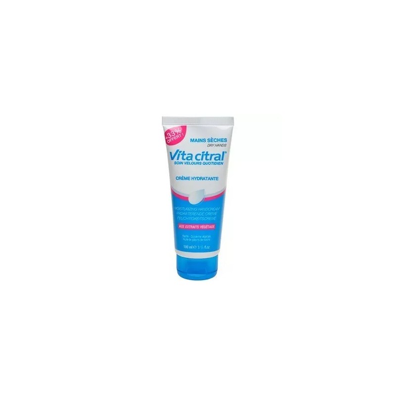VITA CITRAL CRÈME MAINS HYDRATANTE SOIN VELOURS QUOTIDIEN