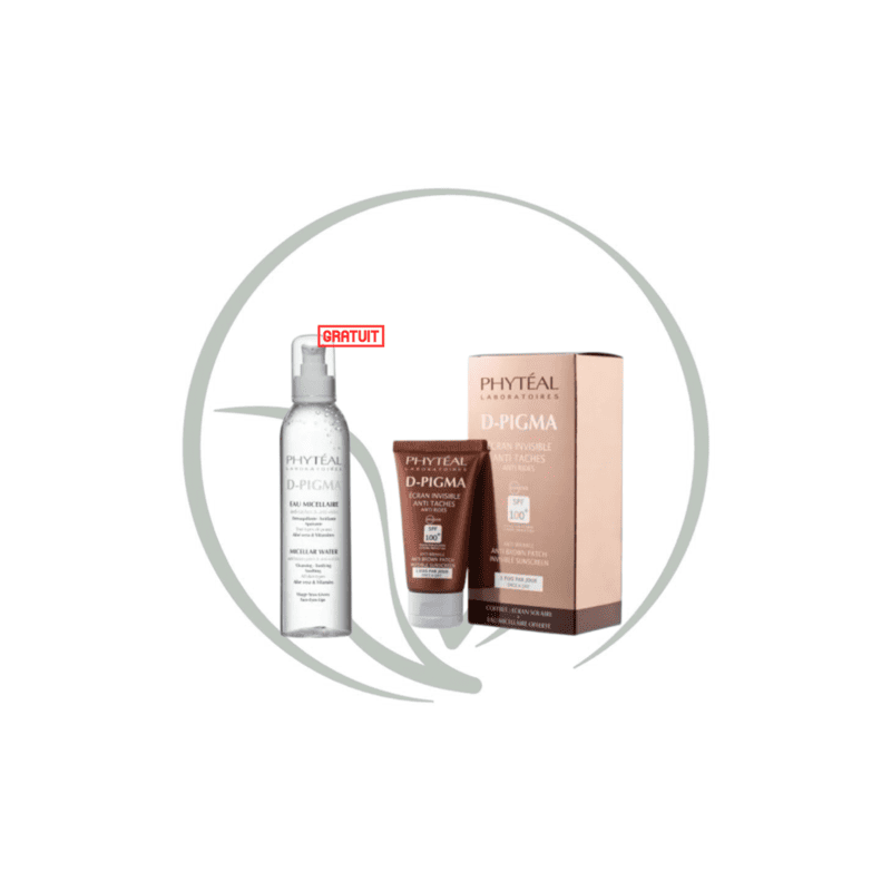 PHYTEAL DPIGMA ECRAN INVISIBLE SPF100 + DPIGMA EAU MICELLAIRE A L'ALOE VERA 250ML