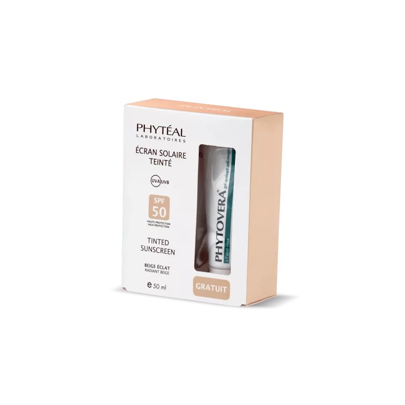 PHYTÉAL ECRAN SOLAIRE TEINTE BEIGE ECLAT SPF 50