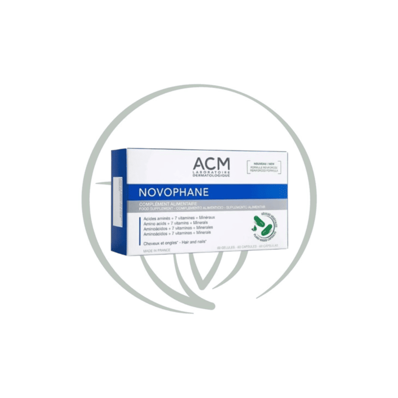 ACM NOVOPHANE COMPLEMENT ALIMENTAIRE 60 GÉLULES ANTICHUTE DE CHEVEUX