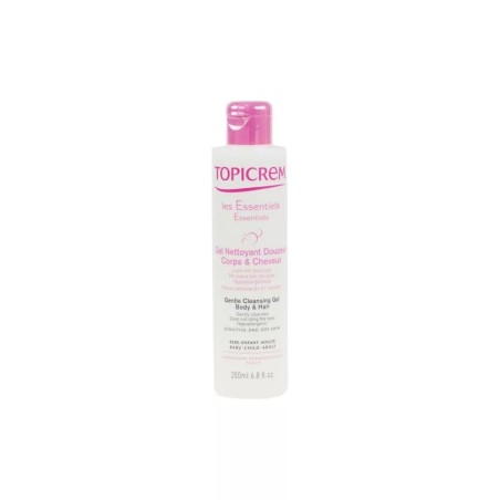TOPICREM GEL NETTOYANT DOUCEUR CORPS ET CHEVEUX 200ML