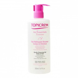 TOPICREM GEL NETTOYANT DOUCEUR CORPS ET CHEVEUX 500ML