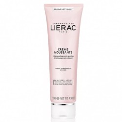 LIERAC CREME MOUSSANTE DOUBLE NETTOYANT 150ML