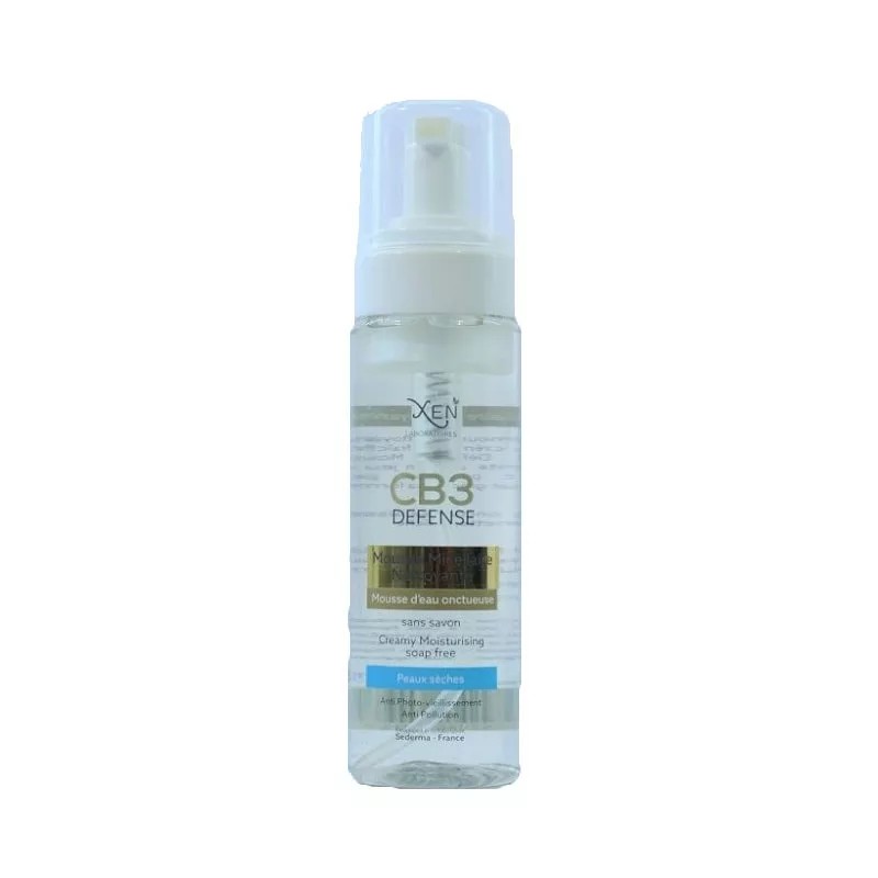 XEN CB3 DEFENSE MOUSSE NETTOYANTE PEAUX NORMALES A SECHES 200 ML