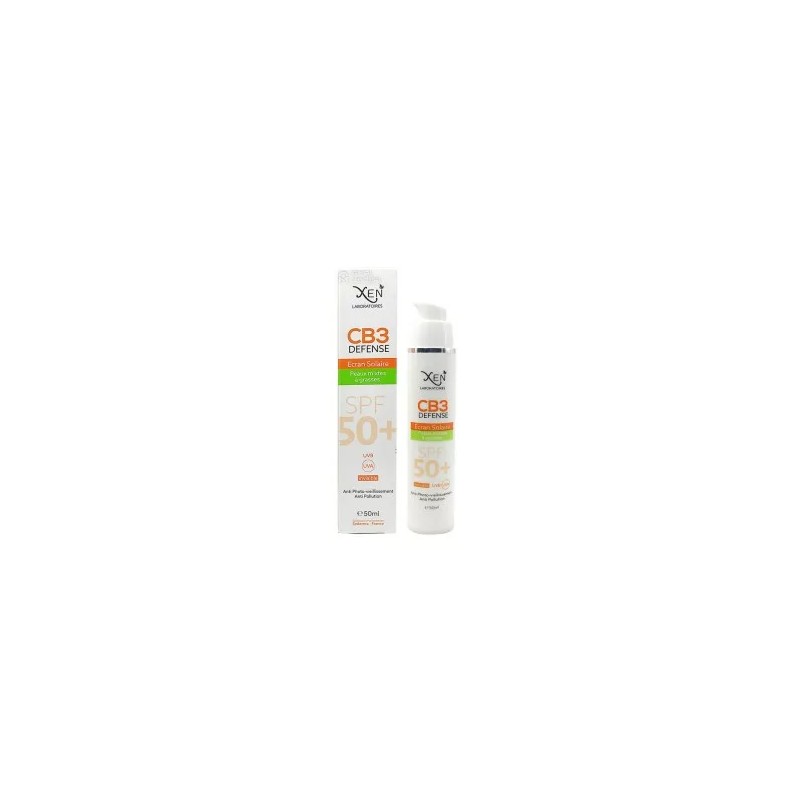 XEN CB3 DEFENCE ECRAN SOLAIRE PEAU GRASSE 50ML