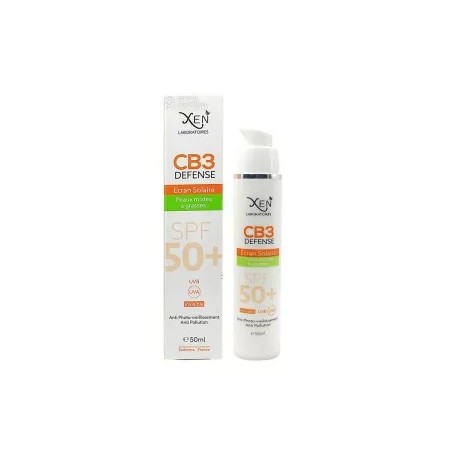 XEN CB3 DEFENCE ECRAN SOLAIRE PEAU GRASSE 50ML