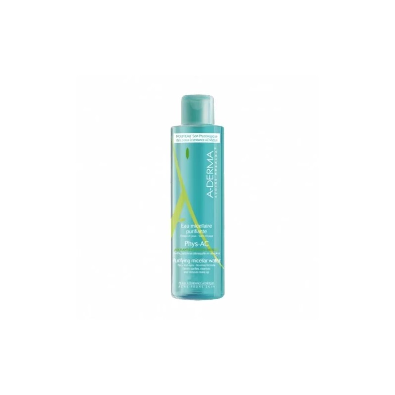 A-DERMA PHYS-AC EAU MICELLAIRE PURIFIANTE 200ML