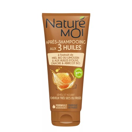 NATURE MOI APRÈS-SHAMPOOING AUX 3 HUILES 200ML