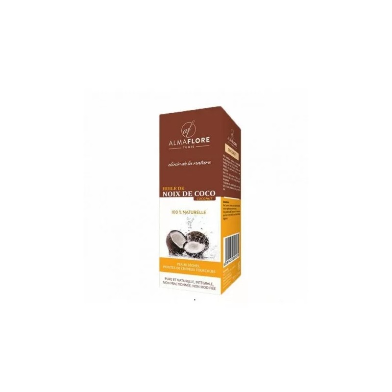 ALMAFLORE HUILE DE NOIX DE COCO 100ML