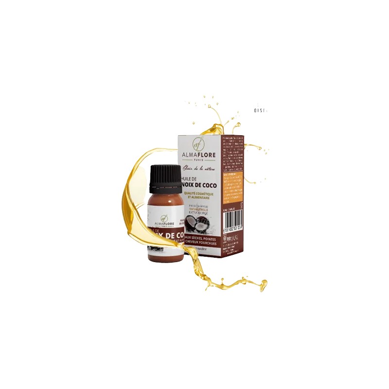 ALMAFLORE HUILE DE NOIX DE COCO 10ML