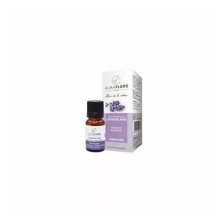 ALMAFLORE HUILE ESSENTIELLE DE LAVANDE FINE 10ML