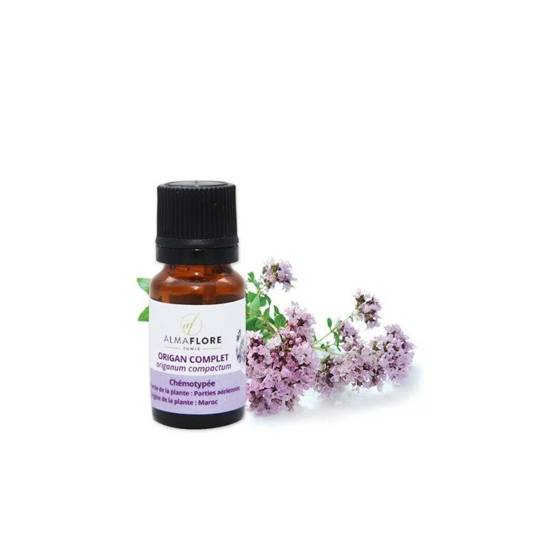 ALMAFLORE HUILE ESSENTIELLE DE ORIGAN COMPLET 10 ML