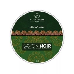 ALMAFLORE SAVON NOIR A L'EUCALYPTUS 150 GR