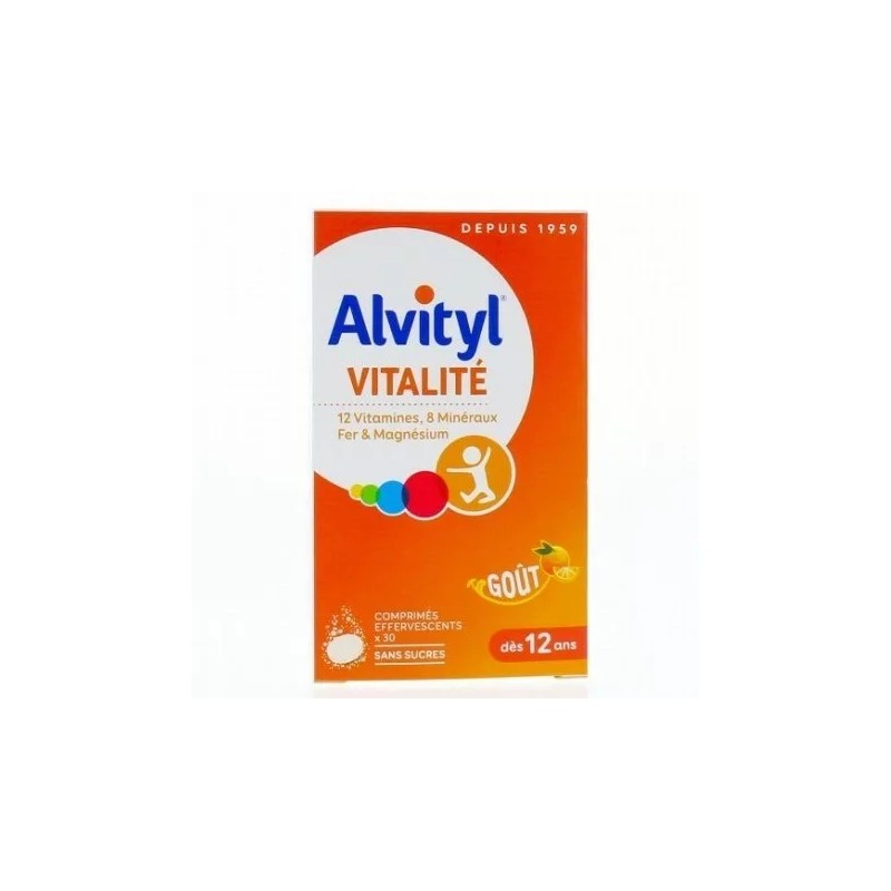 ALVITYL MULTIVITAMINE EFFERV SANS SUCRE B/30