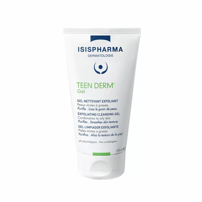 ISISPHARMA TEEN DERM GEL NETTOYANT EXFOLIANT 150ML