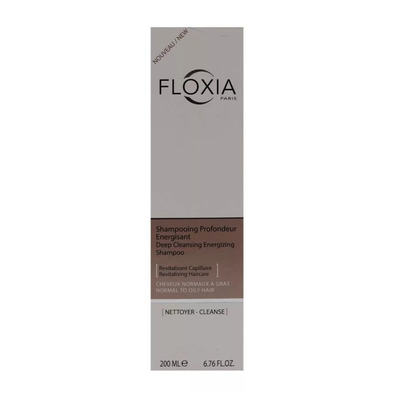 FLOXIA SHAMPOING PROFONDEUR ENERGISANT CHEVEUX NORMAUX A GRAS 200ML