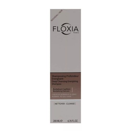 FLOXIA SHAMPOING PROFONDEUR ENERGISANT CHEVEUX NORMAUX A GRAS 200ML