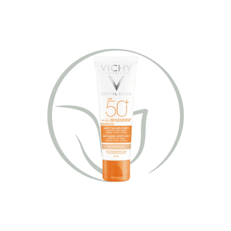 VICHY CAPITAL SOLEIL SOIN ANTI TACHES TEINTEE 3EN1 SPF50+ 50ML