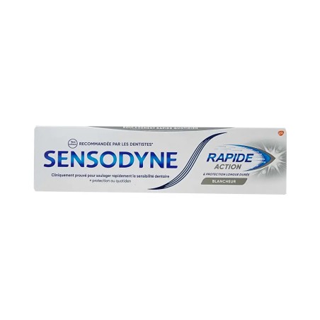SENSODYNE DENTIFRICE RAPIDE ACTION BLANCHEUR 75ML