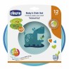 CHICCO LOT DE 2 ASSIETTES POUR BÉBÉ BLEU