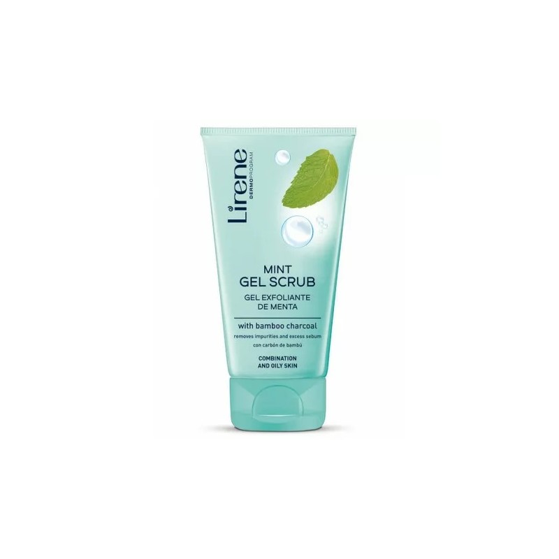 LIRENE BAMBOO SCRUB MENTHE AU CHARBON DE BAMBOU, 150ML