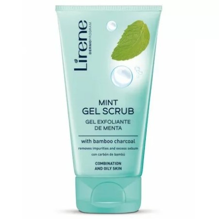 LIRENE BAMBOO SCRUB MENTHE AU CHARBON DE BAMBOU, 150ML