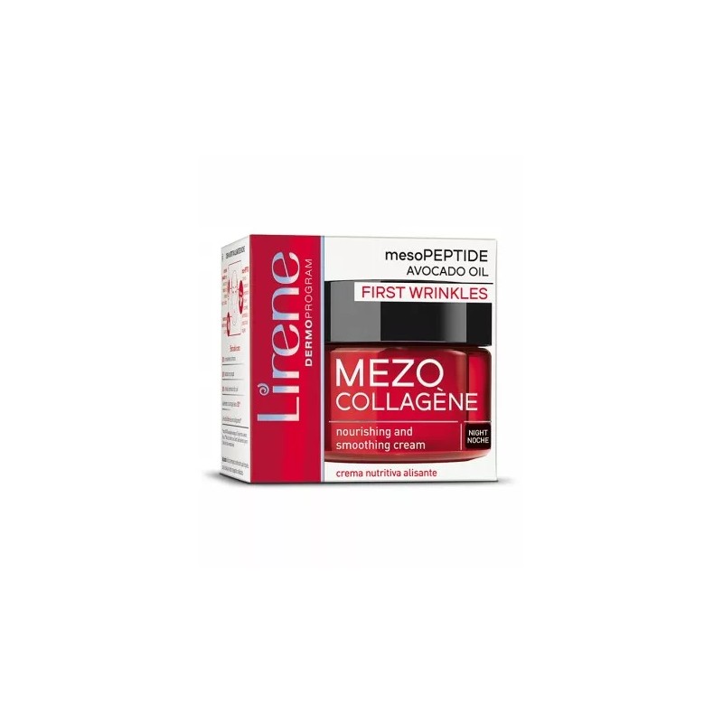 LIRENE MEZO COLLAGÈNE CRÈME DE NUIT, PREMIÈRES RIDES 50 ML