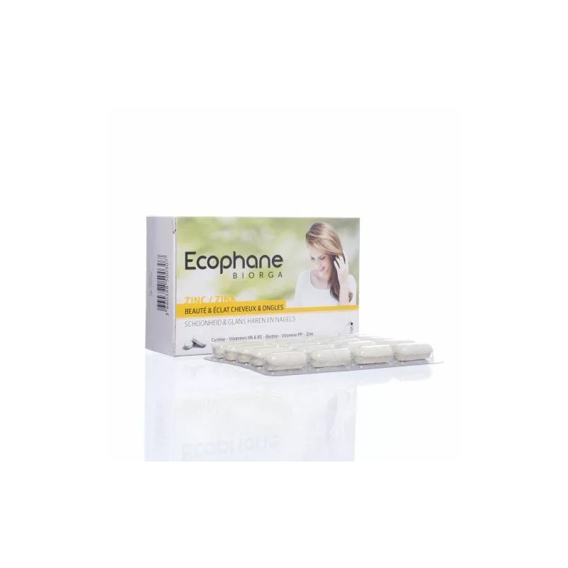 ECOPHANE BIORGA CHEVEUX ET DES ONGLES, 60 COMPRIME