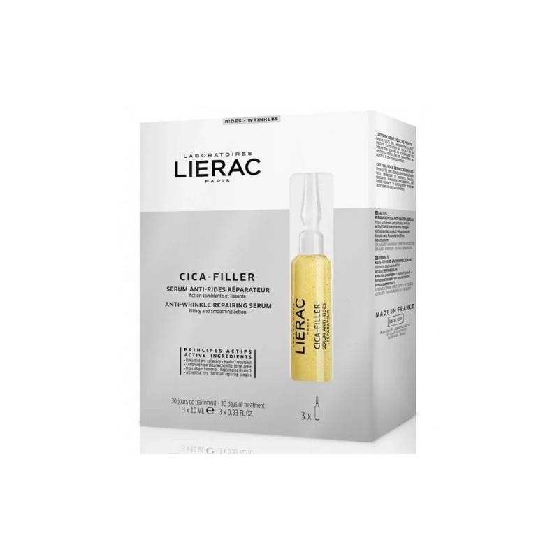LIERAC CICA-FILLER SÉRUM ANTI-RIDES RÉPARATEUR 3*10ML