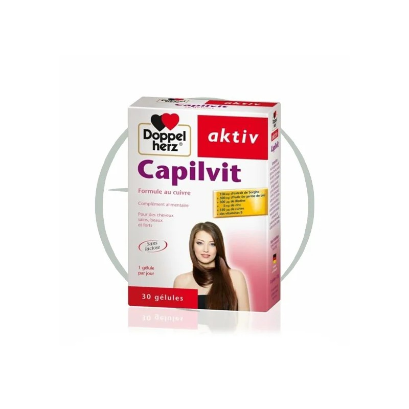 DOPPELHERZ AKTIV CAPILVIT 30 GELULES