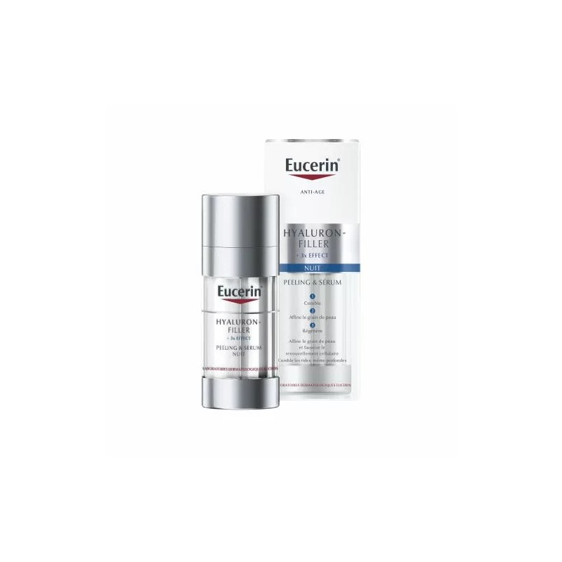 EUCERIN HYALURON-FILLER + 3x EFFECT PEELING &amp SÉRUM NUIT