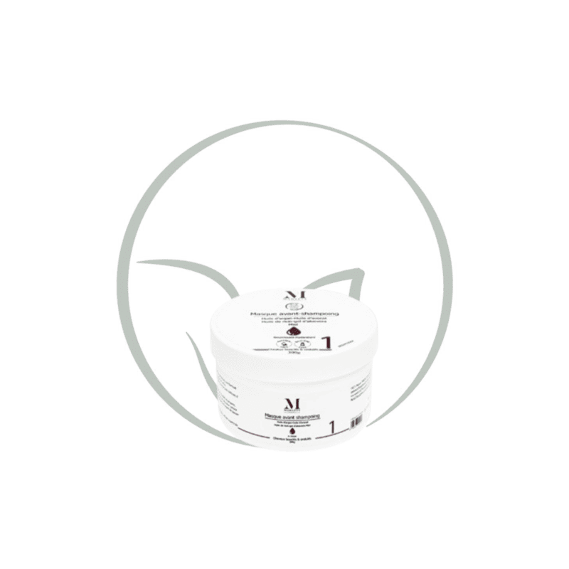 MAWLETY MASQUE AVANT SHAMPOINGPOUR CHEVEUX BOUCLES ET ONDULES 300G