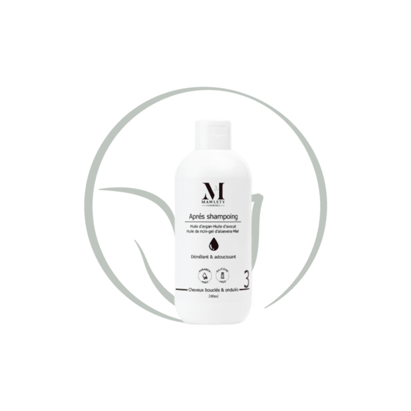 MAWLETY APRES-SHAMPOING POUR CHEVEUX BOUCLES ET ONDULES 300ML