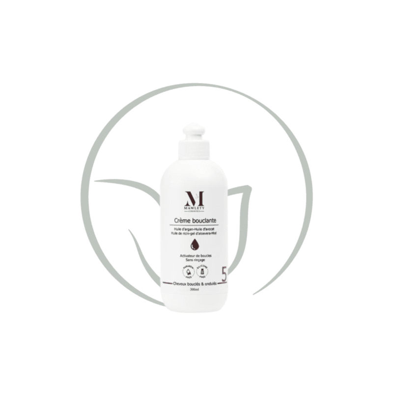 MAWLETY CREME COIFFANTE POUR CHEVEUX BOUCLES ET ONDULES 300ML
