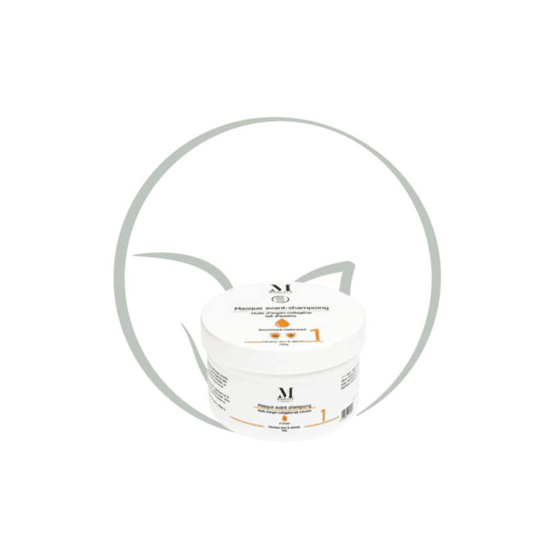 MAWLETY MASQUE AVANT SHAMPOING POUR CHEVEUX SECS ET ABIMÉS 300G