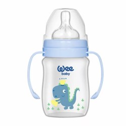 WEE BABY BIBERON EN PP A COL LARGE AVEC POIGNEE 150 ML