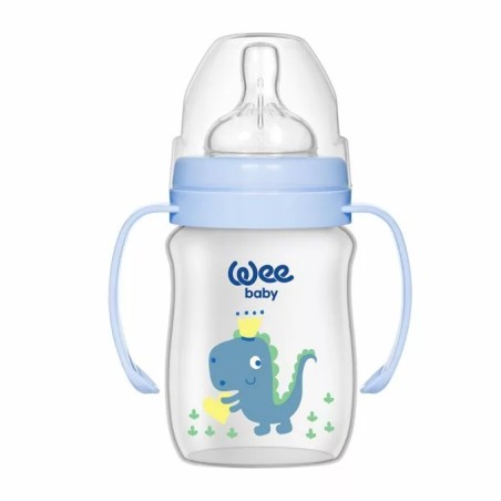 WEE BABY BIBERON EN PP A COL LARGE AVEC POIGNEE 150 ML