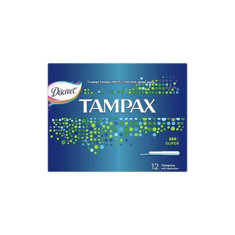 TAMPAX TAMPON SUPER DE 12