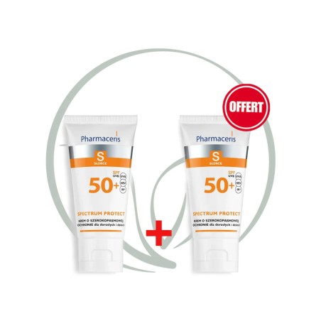 PHARMACERIS PACK ECRAN INVISIBLE S SPECTRUM SPF50+ 50ML*2