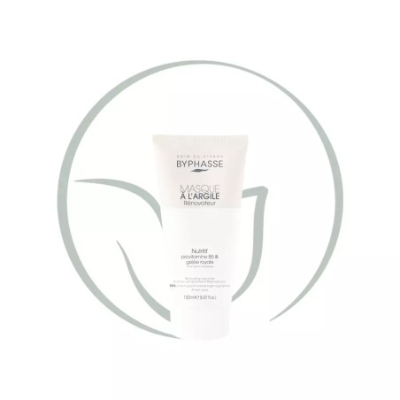 BYPHASSE MASQUE A L’ARGILE RENOVATEUR TOUS TYPES DE PEAUX 150ML