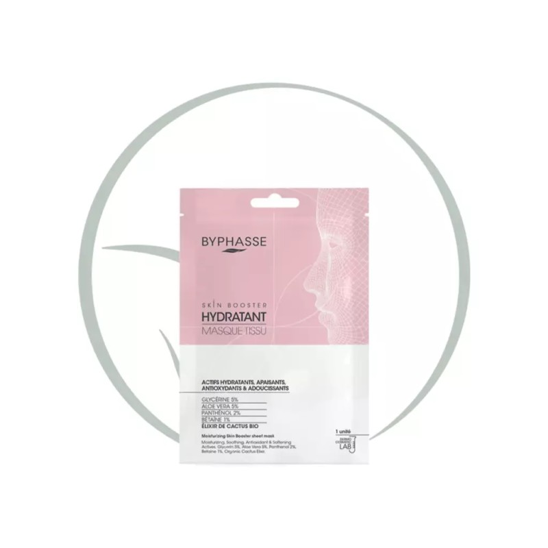 BYPHASSE MASQUE TISSU SKIN BOOSTER HYDRATANT 18ML