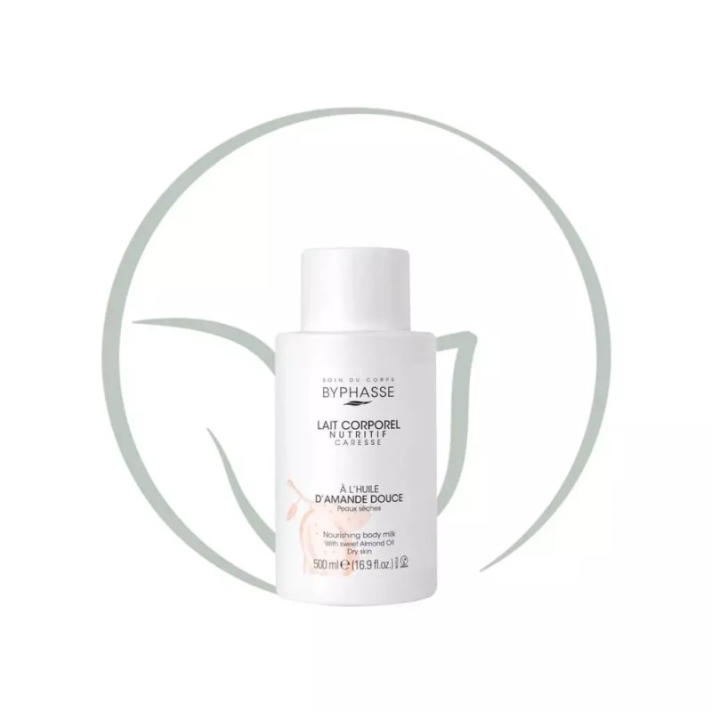 BYPHASSE LAIT CORPOREL NUTRITIF A L’HUILE D’AMANDE DOUCE 500ML