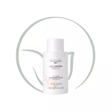 BYPHASSE LAIT CORPOREL NUTRITIF A L’HUILE D’AMANDE DOUCE 500ML