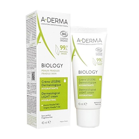 A-DERMA BIOLOGY CREME LEGERE HYDRATANTE PEAUX FRAGILE 40ML